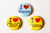 Button "I Love" with English Text