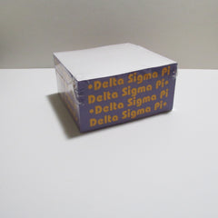 Delta Sigma Pi Memo Cube