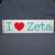 Zeta Tau Alpha Bumper Sticker (ZTA)